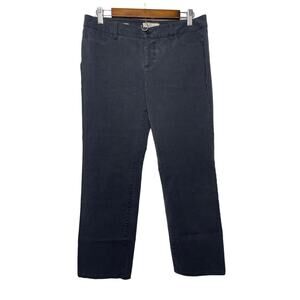 Talbots jean style black pants chinos size 10 stretchy lightweight SIGNATURE *FL
